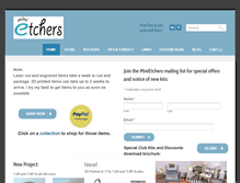 Tablet Screenshot of minietchers.com